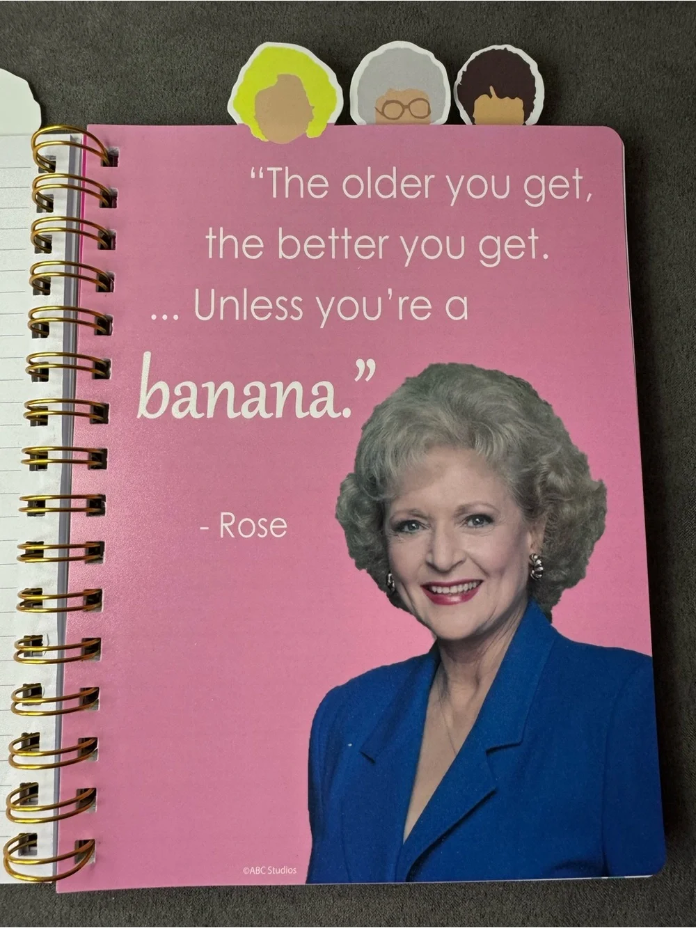 Golden Girls Spiral Notebook Journal Quotes Dorothy Blanche Sophia Rose 96 Pages